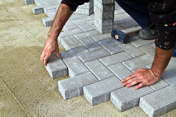Permeable Paver Driveway in Colfax, WI